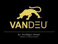 VANDEU analysis Presentation by Atul Kumar