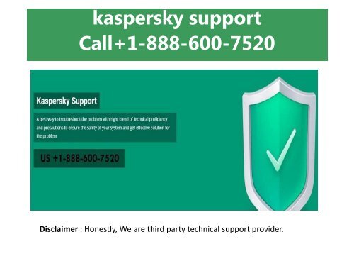 Kaspersky Support +1-888-600-7520 Kaspersky Helpline Number