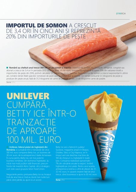 Revista Ro.aliment editia 8 - revista specialistilor din industria alimentar9