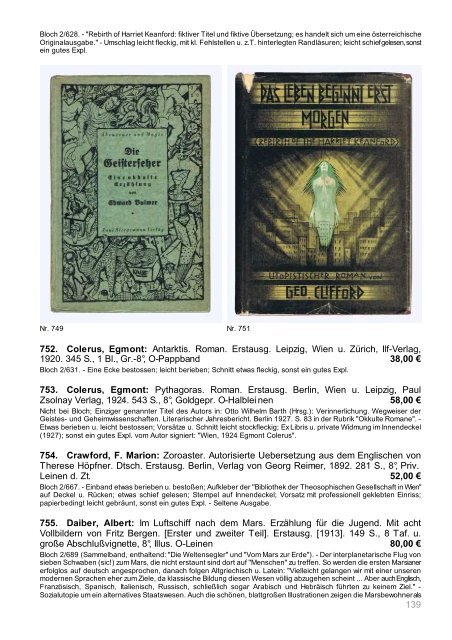 Occulta-Antiquariats-Katalog 2