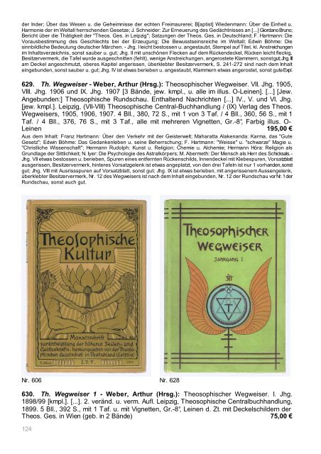 Occulta-Antiquariats-Katalog 3