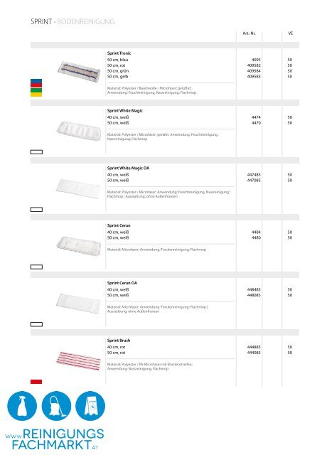 VERMOP Produktkatalog powered by Reinigungsfachmarkt