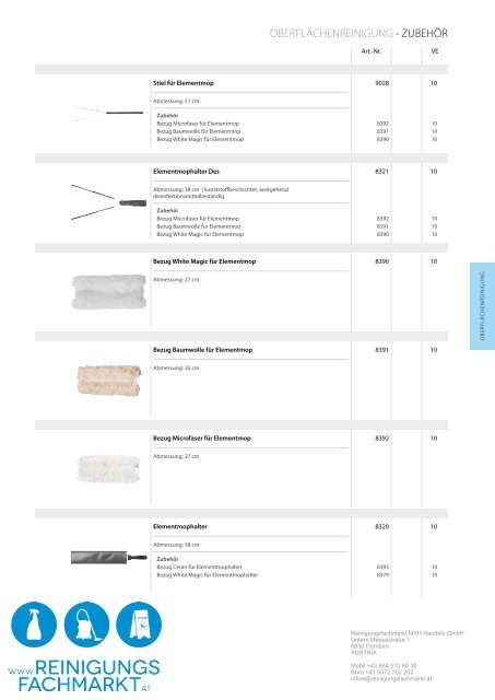 VERMOP Produktkatalog powered by Reinigungsfachmarkt