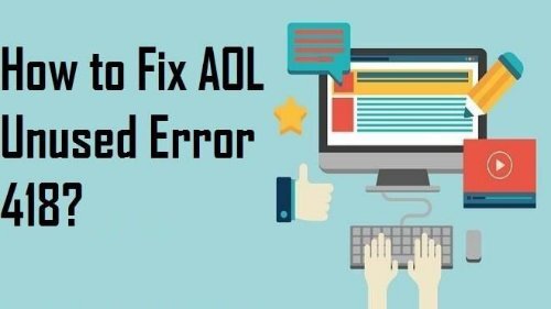 1-800-488-5392 | Fix AOL Unused Error 418