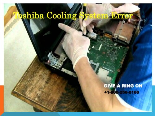 Fix Toshiba Colling System error