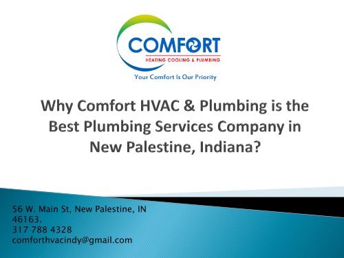 Why Comfort HVAC &amp; Plumbing is the Best