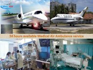 Avail Reliable Charter Air Ambulance Services from Patna and Ranchi with ICU Facility