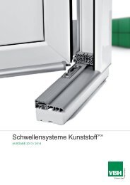 P08 Schwellensysteme PVC