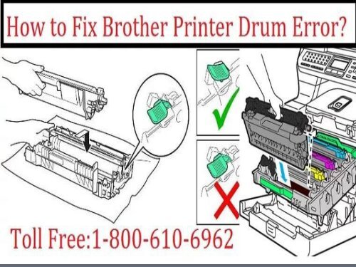 Call 1-800-610-6962 to Brother Printer Drum Error