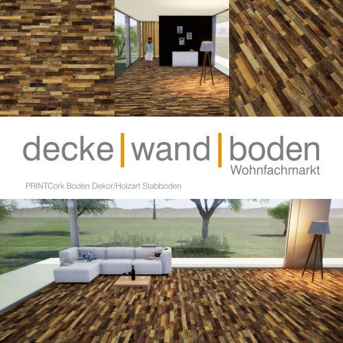 dwb Produktinformation PrintCork Boden Stabboden