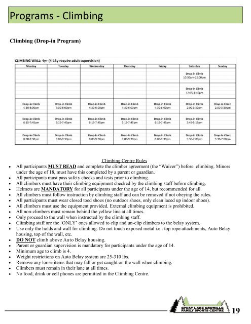 Spring 2018 Program Guide