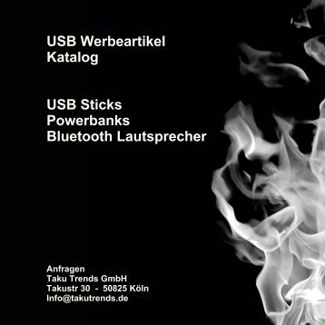 Werbeartikel USB Stick Powerbanks Katalog 