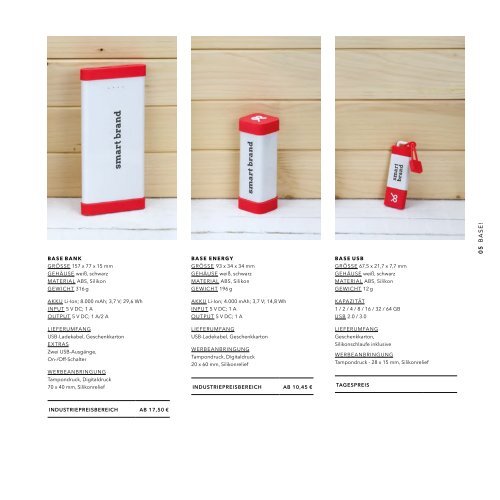 Werbeartikel USB Stick Powerbanks Katalog 