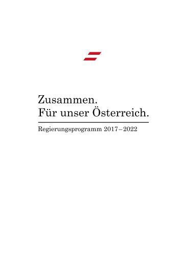 FPÖ-ÖVP Regierungsprogramm 2017-2022