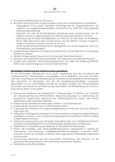 FPÖ-ÖVP Regierungsprogramm 2017-2022