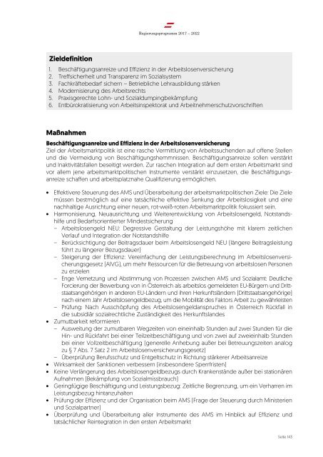 FPÖ-ÖVP Regierungsprogramm 2017-2022