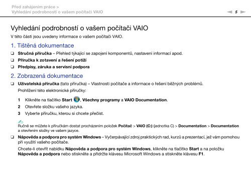 Sony VPCZ11E7E - VPCZ11E7E Mode d'emploi Tch&egrave;que