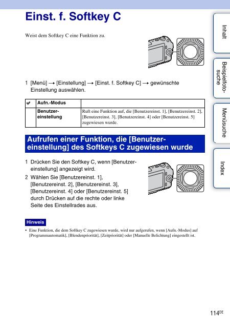 Sony NEX-C3D - NEX-C3D Consignes d&rsquo;utilisation Allemand