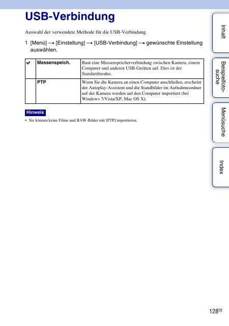 Sony NEX-C3D - NEX-C3D Consignes d&rsquo;utilisation Allemand