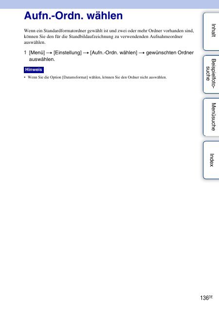 Sony NEX-C3D - NEX-C3D Consignes d&rsquo;utilisation Allemand