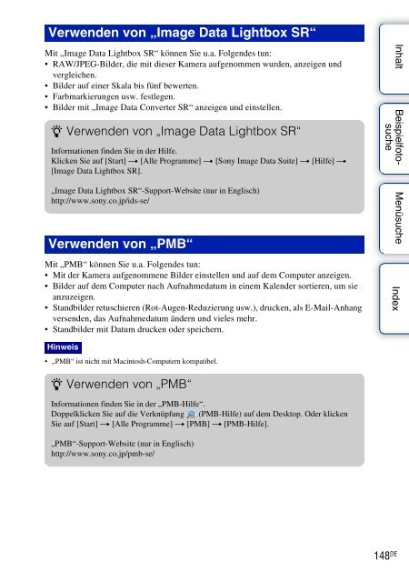 Sony NEX-C3D - NEX-C3D Consignes d&rsquo;utilisation Allemand