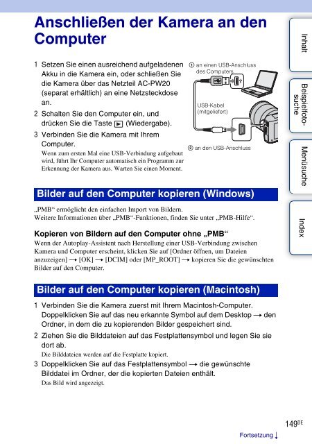 Sony NEX-C3D - NEX-C3D Consignes d&rsquo;utilisation Allemand