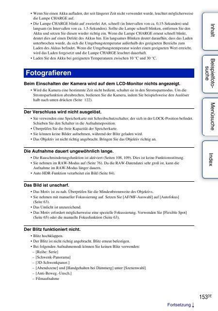 Sony NEX-C3D - NEX-C3D Consignes d&rsquo;utilisation Allemand