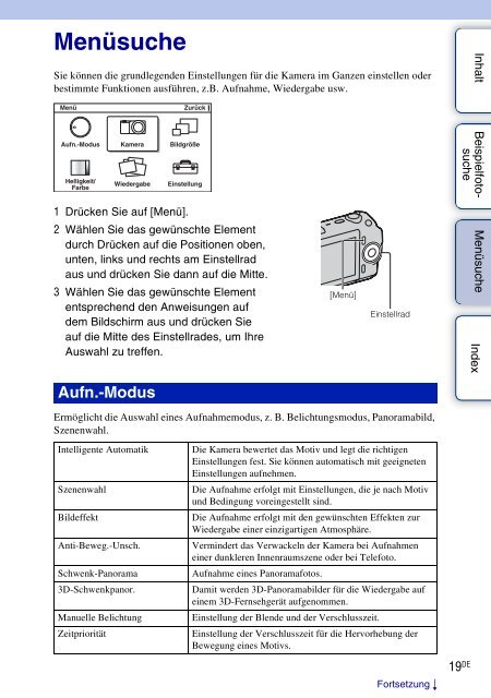 Sony NEX-C3D - NEX-C3D Consignes d&rsquo;utilisation Allemand