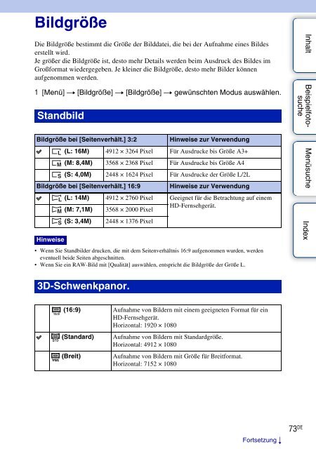 Sony NEX-C3D - NEX-C3D Consignes d&rsquo;utilisation Allemand