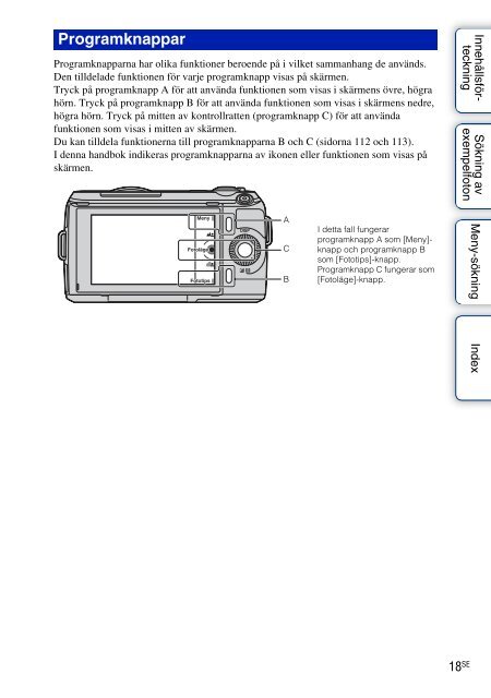 Sony NEX-C3D - NEX-C3D Consignes d&rsquo;utilisation Su&eacute;dois