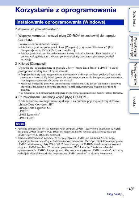 Sony NEX-C3D - NEX-C3D Consignes d&rsquo;utilisation Polonais