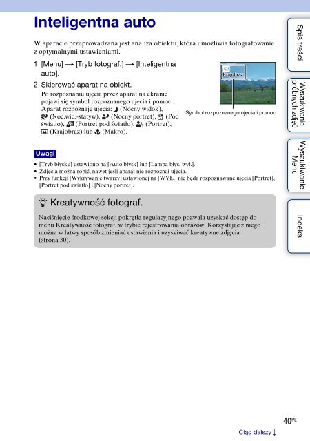 Sony NEX-C3D - NEX-C3D Consignes d&rsquo;utilisation Polonais