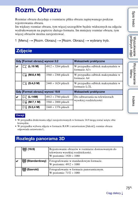 Sony NEX-C3D - NEX-C3D Consignes d&rsquo;utilisation Polonais