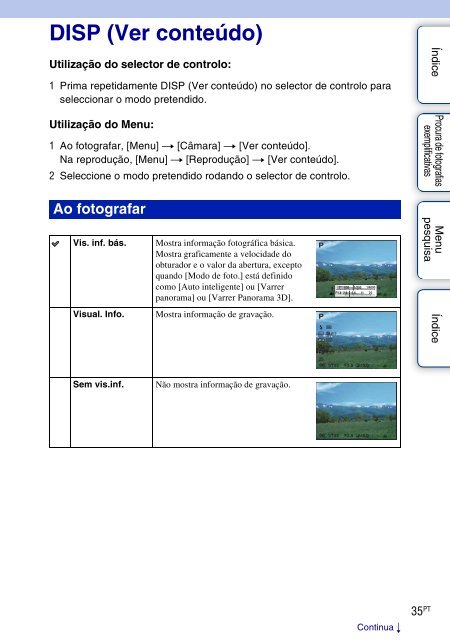 Sony NEX-C3D - NEX-C3D Consignes d&rsquo;utilisation Portugais