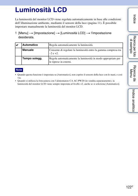 Sony NEX-C3D - NEX-C3D Consignes d&rsquo;utilisation Italien