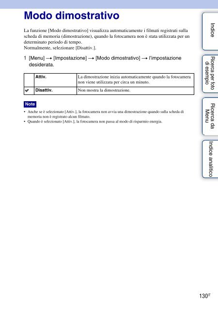 Sony NEX-C3D - NEX-C3D Consignes d&rsquo;utilisation Italien