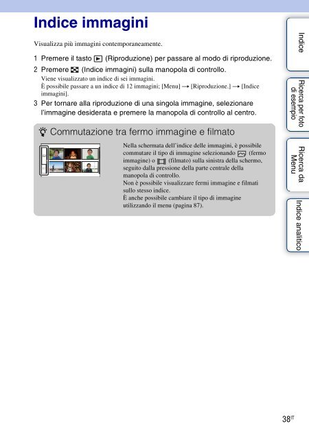 Sony NEX-C3D - NEX-C3D Consignes d&rsquo;utilisation Italien