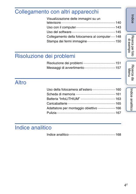 Sony NEX-C3D - NEX-C3D Consignes d&rsquo;utilisation Italien