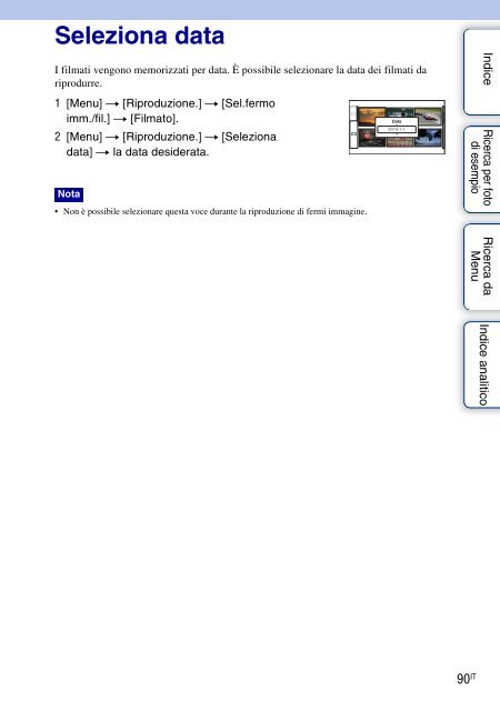 Sony NEX-C3D - NEX-C3D Consignes d&rsquo;utilisation Italien