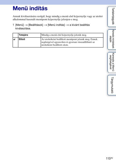 Sony NEX-C3D - NEX-C3D Consignes d&rsquo;utilisation Hongrois