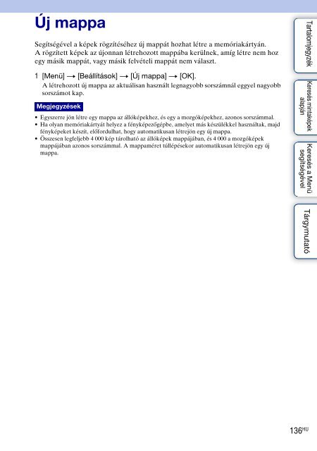 Sony NEX-C3D - NEX-C3D Consignes d&rsquo;utilisation Hongrois