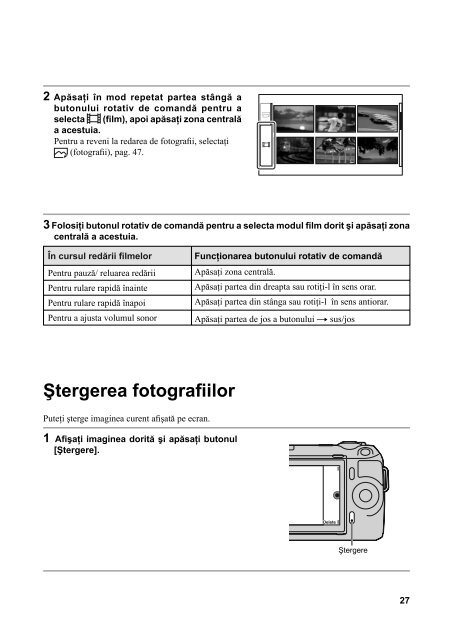 Sony NEX-C3D - NEX-C3D Mode d'emploi Roumain