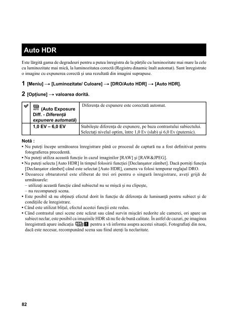 Sony NEX-C3D - NEX-C3D Mode d'emploi Roumain