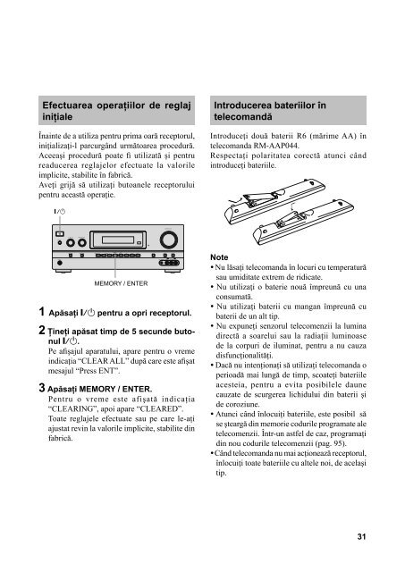 Sony STR-DH800 - STR-DH800 Mode d'emploi Roumain