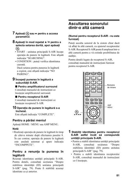 Sony STR-DH800 - STR-DH800 Mode d'emploi Roumain