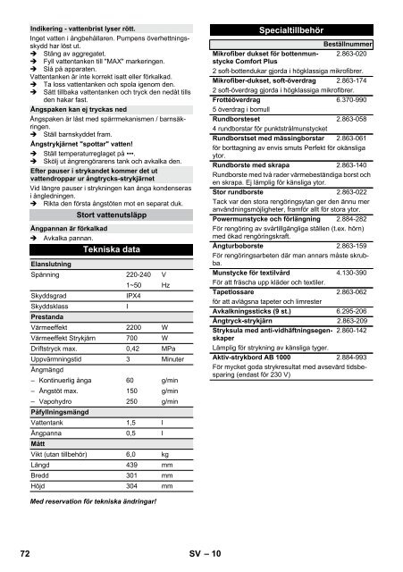 Karcher SC 5 Premium + IronKit - manuals