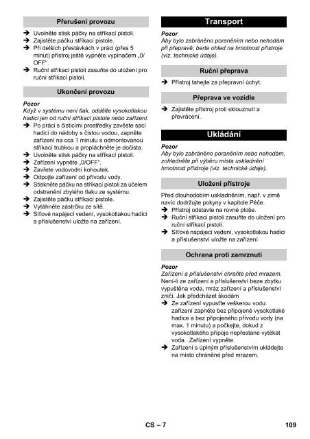 Karcher Nettoyeur haute pression K 214 + T50 - manuals