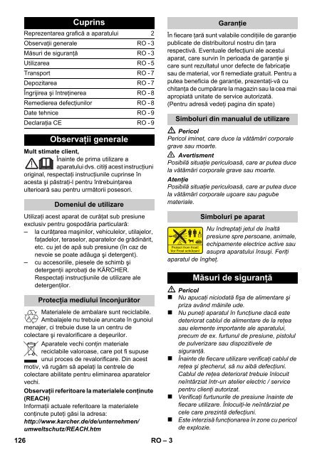 Karcher Nettoyeur haute pression K 214 + T50 - manuals