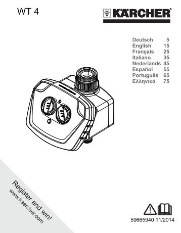 Karcher Programmateur WT 4 - manuals