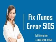 How To Fix iTunes Error 5105? 1-800-694-2968 Helpline Number